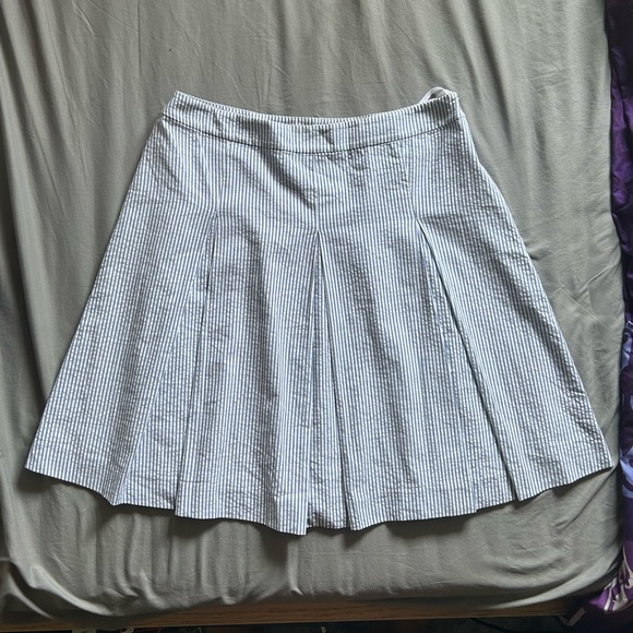 Blue & White Skater Skirt - Picture 5 of 7